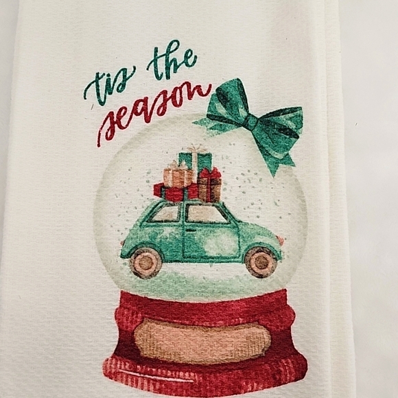 Colordrift Two Pack Printed Kitchen Towels 18" x 28" "tis the season" (NWT) - Picture 5 of 6